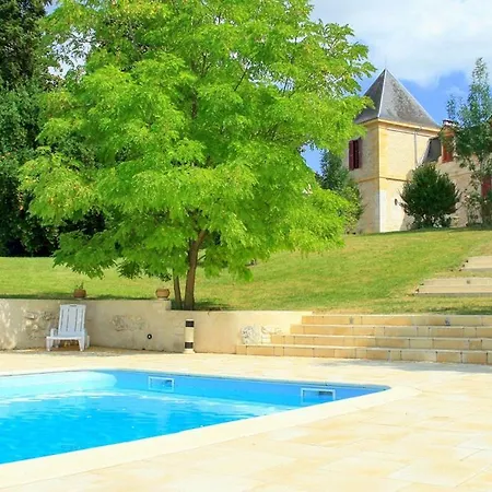 Kır Evi Port-sainte-foy-et-ponchapt Chateau Sleeps 29 Pool *